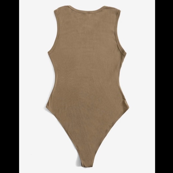 SHEIN | Ribbed Tank Bodysuit - Picture 3 of 11